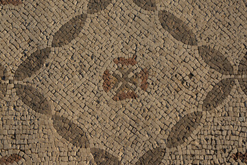 Mosaic discovered during archaeological excavations