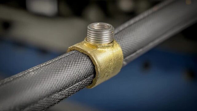 Side medium shot showcasing the final sealing process as heat shrink tubing conforms snugly ensuring waterproof protection on a wire joint.