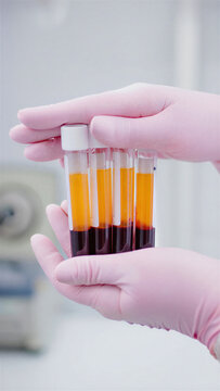 Prp plasma tubes with platelet rich layer, red cell fraction, autologous plasma centrifugation, growth factor serum, injectable biostimulation, fibrin matrix, tissue regeneration, scalp