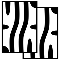 Board Glyph Icon, Mini Illustration Relate To Carpentry, Wood Industry. Use For Modern Concept, Ui, Ux Web And App Development.