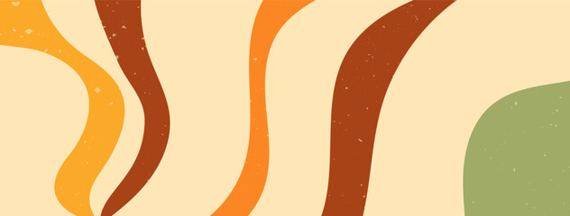 Groovy color lines with texture.