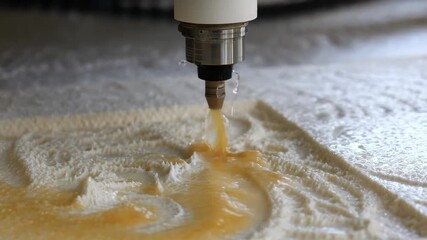 Medium shot of sensordriven mold filling automation dynamically adjusting flow rates for optimized manufacturing efficiency.