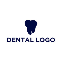 Modern Tooth Logo Design - Dental Clinic, Oral Care, and Dentistry Vector Icon	