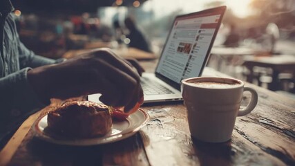 Medium shot of an entrepreneur browsing a userfriendly online direct selling platform with intuitive navigation and clear product listings.