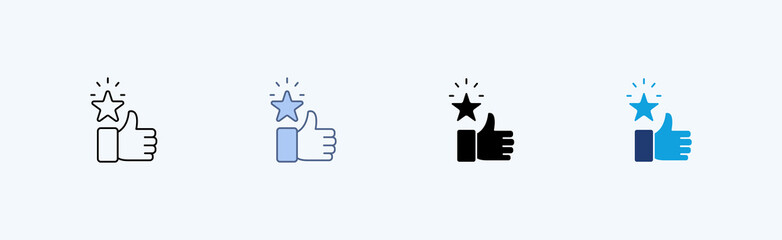 Appreciation Multiple Icon Illustration Vector
