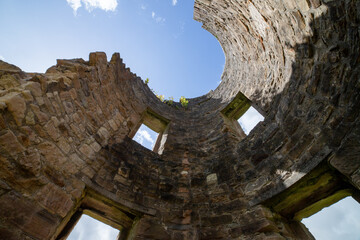 Eglinton Castle, originally built in 1796, is a Gothic-style castellated mansion located in Kilwinning, North Ayrshire In Eglinton Country Park Scotland. UK. Is situated in the parish of Kilwinning. 