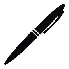Pen Icon Copywriting Related Vector, pen logo silhouette vector design template premium, sign up icon
