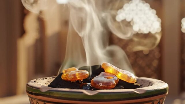 Footage of Omani Frankincense Burning