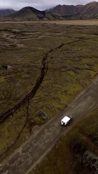 Iceland Highlands Aerial &ndash; F-Road 208