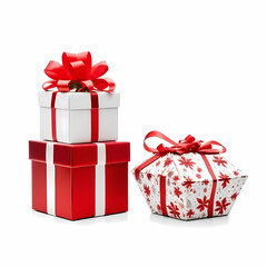 Obraz premium red gift box