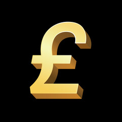 Pound sterling vector illustration, pound sterling icon, pound symbol, money icon for business and finance 