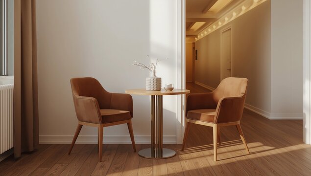 Contemporary open plan office interior