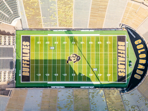 Folsom Field on the University of Colorado campus is home to the Colorado Buffaloes football team.