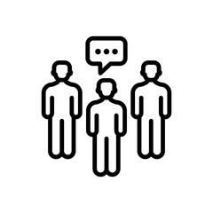 Kaizen Team Huddle Continuous Improvement Icon