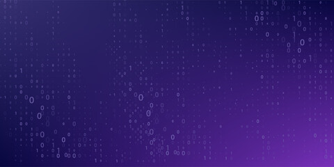 Abstract Binary Software Programming Code Background. Random Parts of Program Code. Digital Data Technology Concept. Random Binary Data