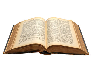 Obraz premium Discover ancient wisdom and knowledge within this beautifully aged, open historical volume