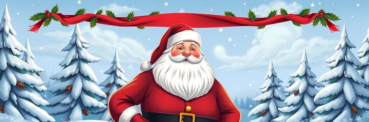 Santa Claus. Banner image.