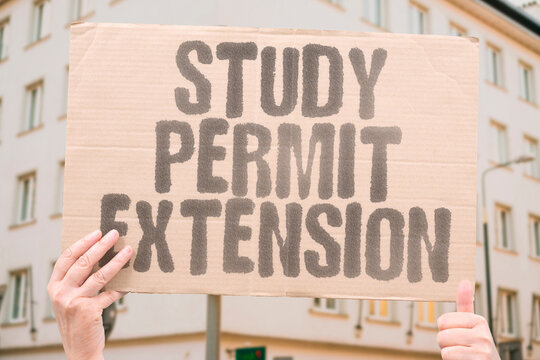 "Study Permit Extension" Universities support continuation allowing prolonged academic enrollment. UNIVERSITY. STUDY. PERMIT. EXTENSION. ENROLLMENT.