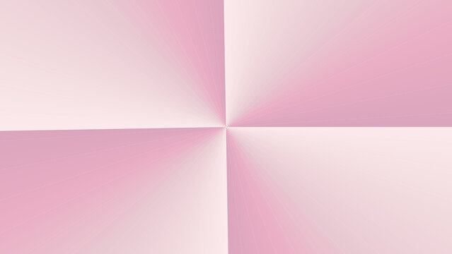 Soft pink paper folded into four quadrants with subtle gradient lighting and gentle shadows