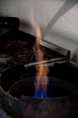 cocina industrial a gas de restaurant