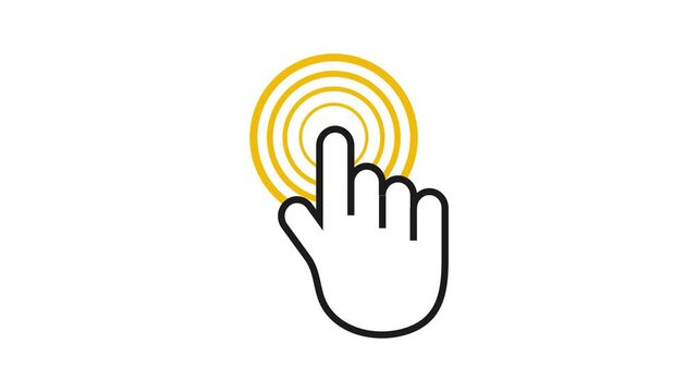 Mouse click, mouse cursor click animation, hand gesture, mouse pointer animation, mouse double click animation, hand click.