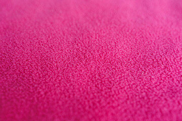 pink fleece fabric warm soft textile background