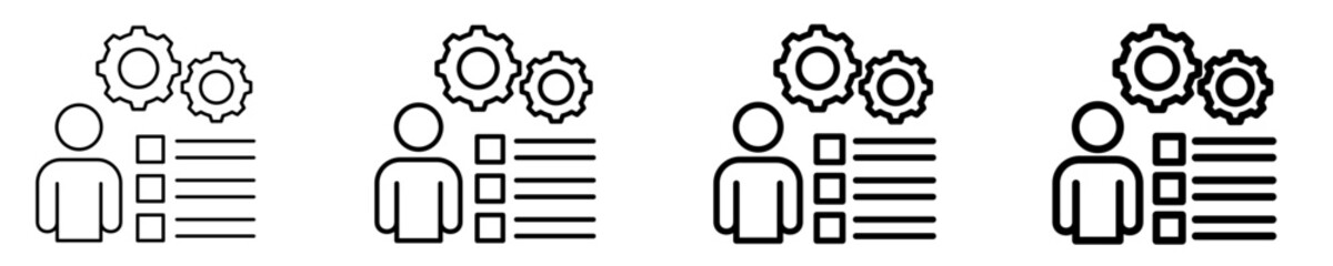 Soft Skills Icon Set Different Style Collection