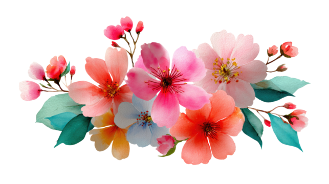 Floral Arrangement Delight: A collection of vibrant flowers, each petal meticulously crafted, create a stunning display of color and form, exuding freshness and natural beauty.