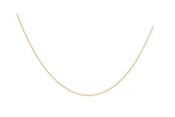 Curved natural jute rope forming a parabola shape isolated on transparent background