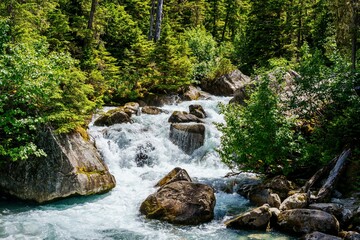 Asulkan Brook in Glacier National Park in British Columbia, Canada