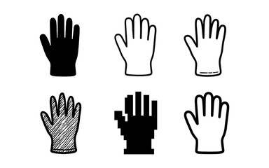 Creative hand designs in varied styles for art and decoration