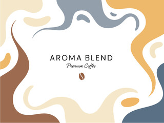Aroma Blend Abstract Coffee Design for Branding