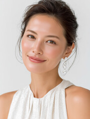 高級感あるパーティメイクの女性