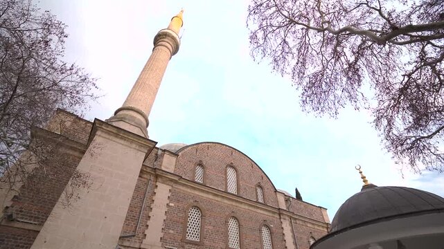 View of Zagnos Pasha Mosque in Balikesir district