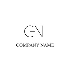 Modern GN Company Logo Design.
