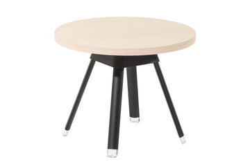 Table side table table top modern round table wooden cafe table meeting table editable poster advertisements,-branding, or promotional content top view beautiful new deign luxury white background