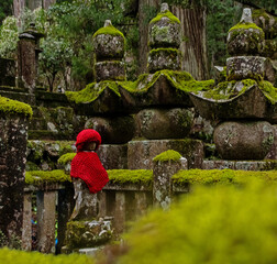 Jizo statue at Okonoin Koyasan Japan