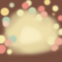 ブラウン背景/イルミネーション/ぼかし背景