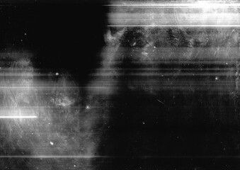 Abstract grunge background template. Distressed light leaks graphic element. For film grain texture, overlay template, or poster design.