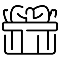 Gift with Large Ribbon