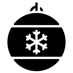 Snowflake Christmas Ball