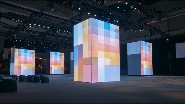 rainbow block in the room