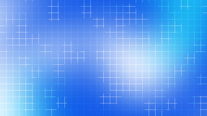 Winter White Blue Gradient Grid Line Abstract Background
