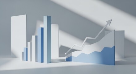 Abstract Data Graphs with Growing Bar Charts in a Modern Business Setting