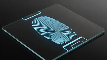 Fingerprint Scan on Transparent Surface