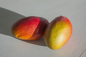 This is a red ripening apple mango.