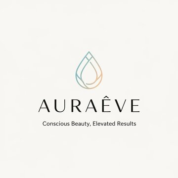 Auraeve Logo - Conscious Beauty, Elevated Results in Minimalist Design.