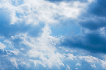 初冬の空　印象的な雲の輝き02