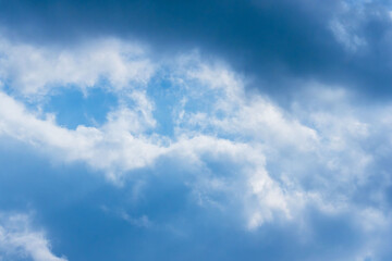 初冬の空　印象的な雲の輝き05