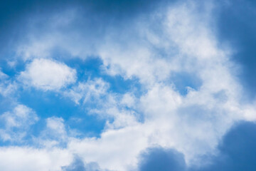 Fototapeta premium 初冬の空 印象的な雲の輝き06